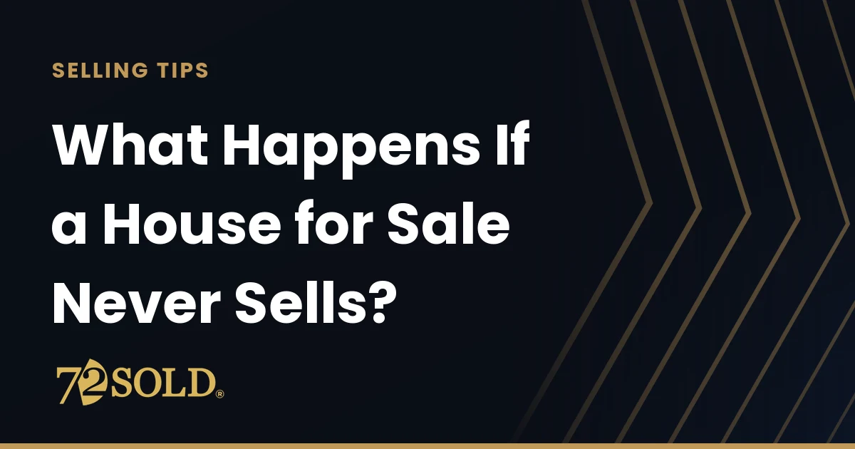 What Happens If a House for Sale Never Sells?