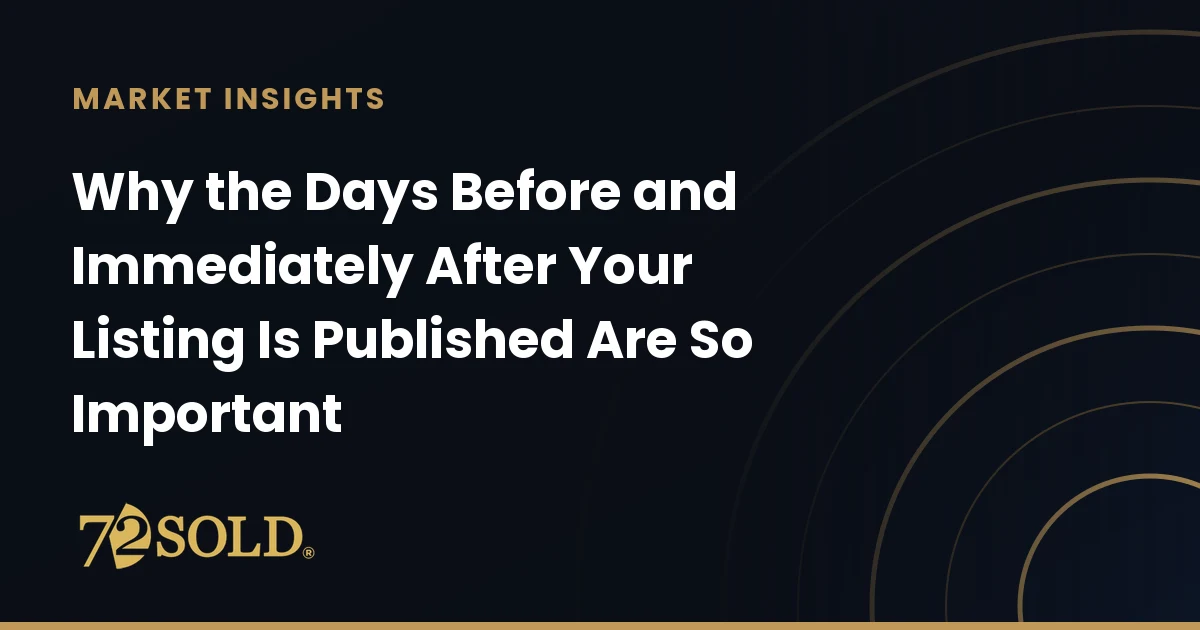 Why the Days Before and Immediately After Your Listing Is Published Are So Important
