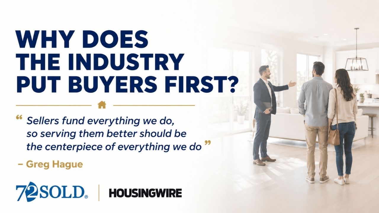 Sellers usually pay the commission, why does the industry puts buyers first?
