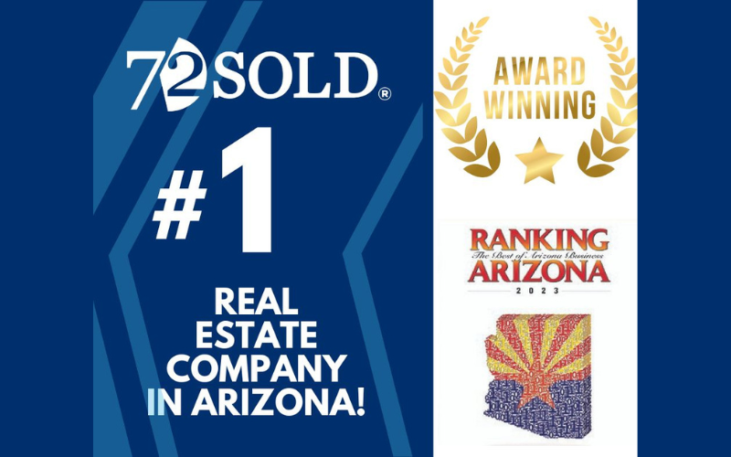 72Sold's Rated #1 Real Estate Company in Arizona for 2023